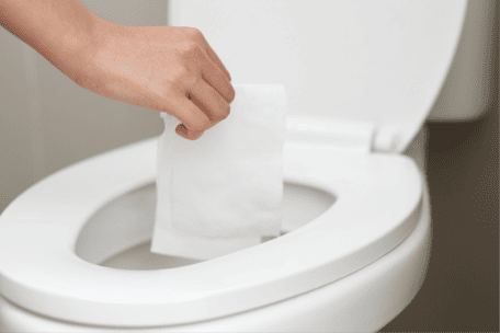 トイレに流せる